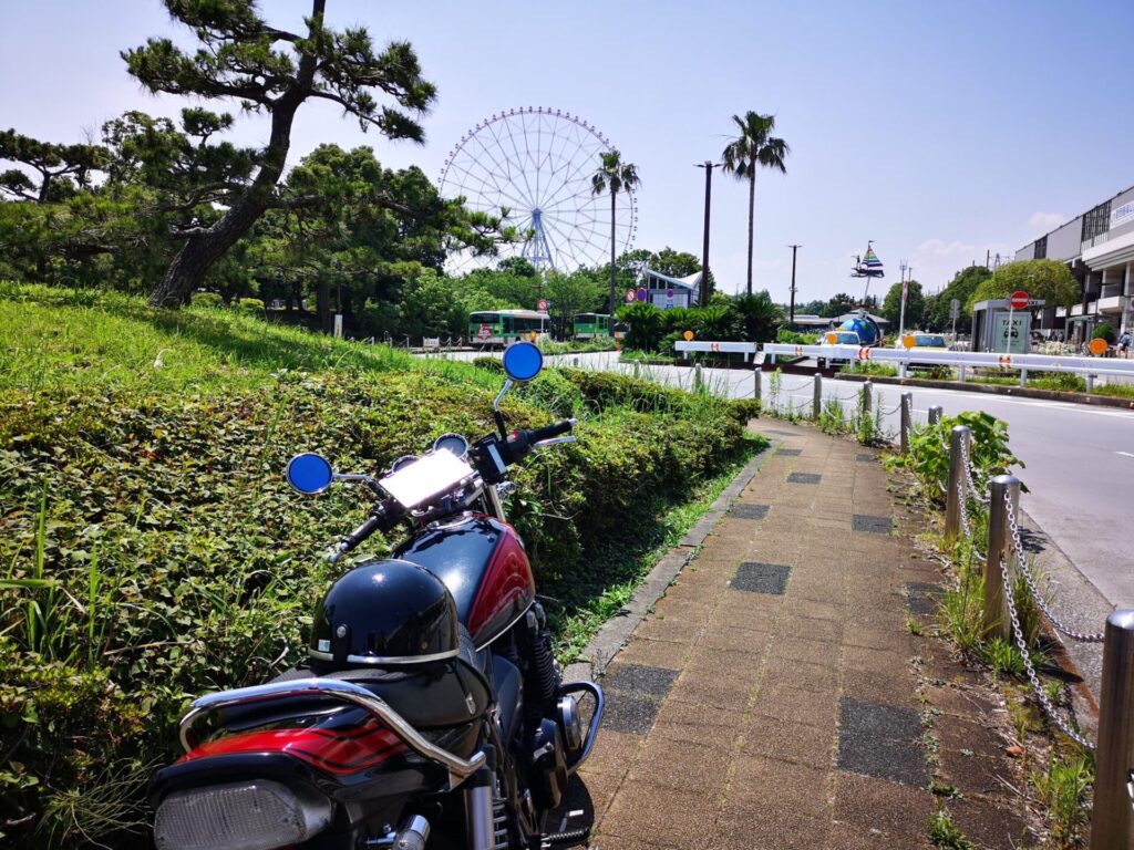 葛西臨海公園とバイク