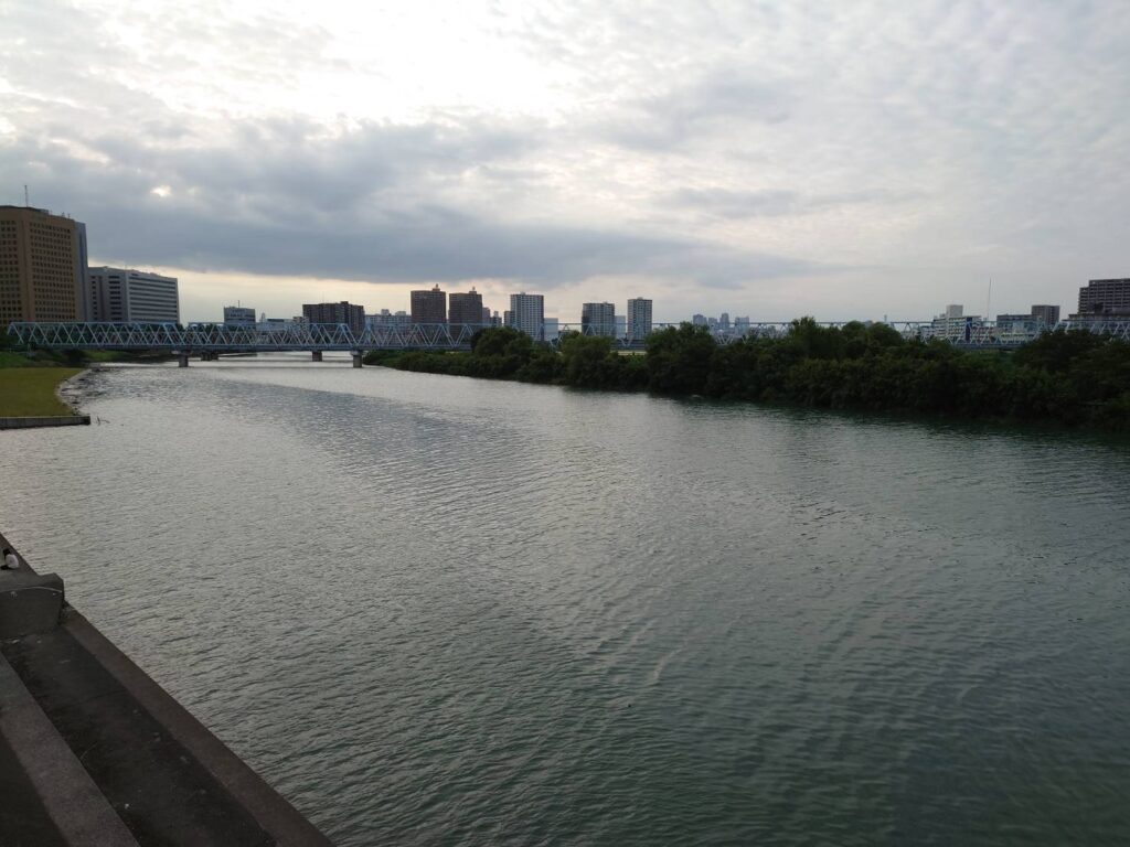 六郷橋から見る多摩川